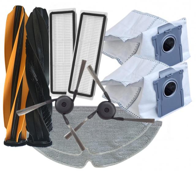 Fotografie HEPA filtry, kartáče, mopy a sáčky k vysavači DREAME D20 Pro Plus RLDS43SD White sada 9ks