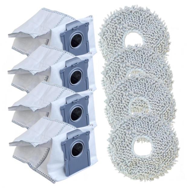 Mopy a sáčky pro vysavač MOVA E30 Ultra 4+4ks