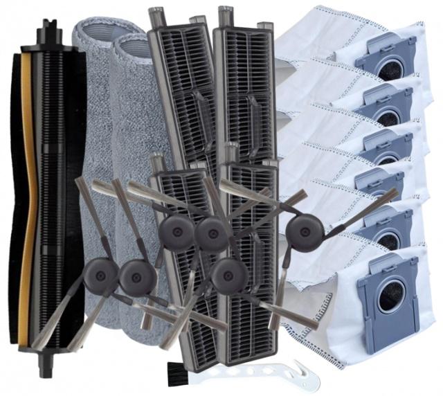 Fotografie Kartáče, HEPA filtry, sáčky a mopy pro vysavač MOVA Z50 Ultra Black RLZ92CE 20ks