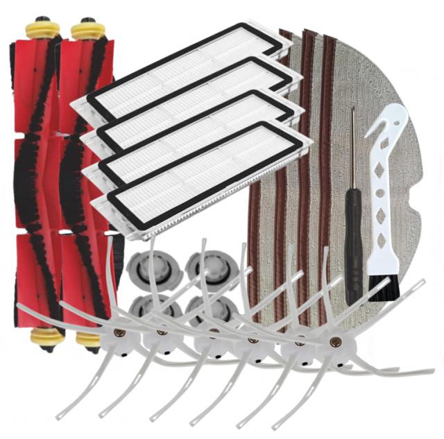 Sada HEPA filtrů, kartáčů a mopů pro vysavač XIAOMI Xiaowa Lite C10 22ks