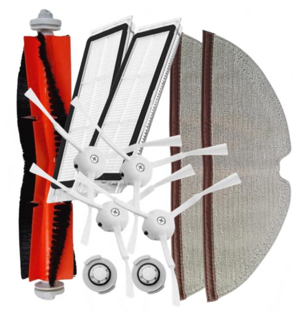 HEPA filtry, kartáče k vysavači XIAOMI Xiaowa Lite C10 a mopy, 11ks sada