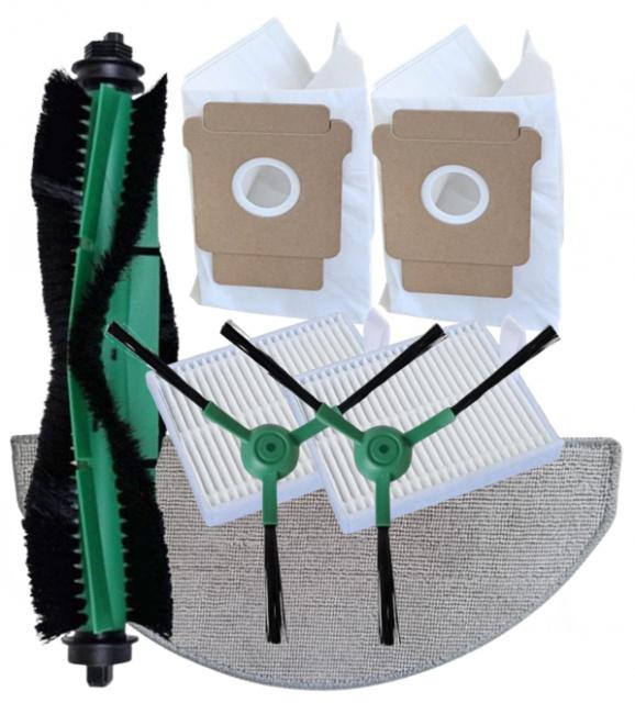 Mop, kartáče, sáčky a HEPA filtry do vysavače iROBOT Roomba 105+ Combo AutoEmpty Dock Black 8ks sada