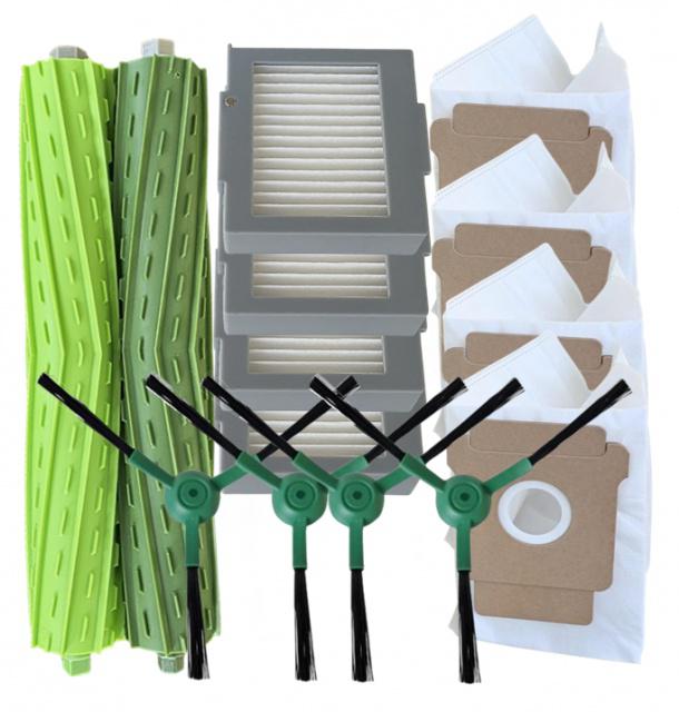 Kartáče, HEPA filtry a sada sáčků pro vysavač iROBOT Roomba 705 Max Vac + AutoEmpty dock 14ks