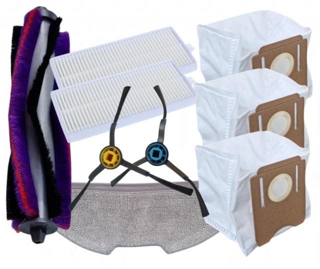 Fotografie HEPA filtry, sáčky, mop, kartáče k vysavači ETA Značení 6241 00530 Aurum 9ks sada
