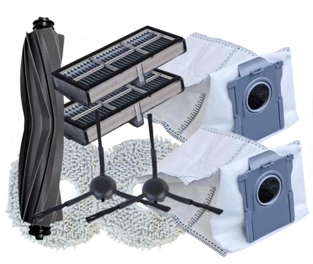 9ks HEPA filtry, kartáče, mopy a sáčky pro DREAME L10s Pro Ultra Heat, X30, Mova E30 Ultra sada