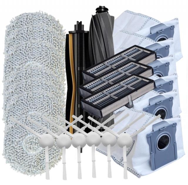Fotografie Kartáče a HEPA filtr pro DREAME L10s Pro Ultra Heat RLL82CE sada 25ks s mopy a sáčky