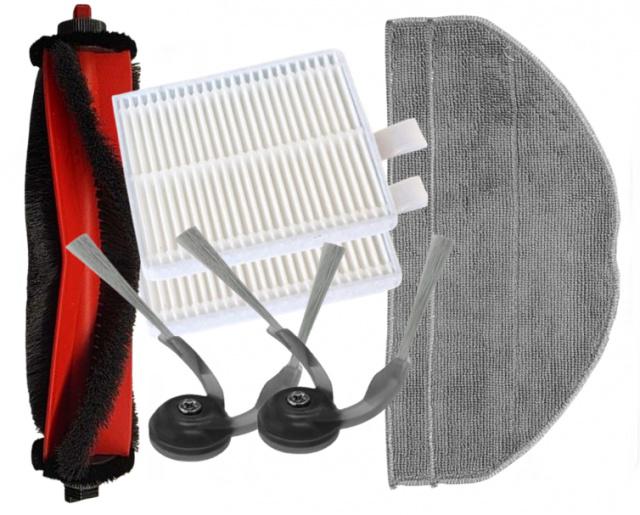 7ks HEPA filtry, mopy a kartáče pro ROBOROCK Q7 BF, M5, L5, TF a Plus, sada