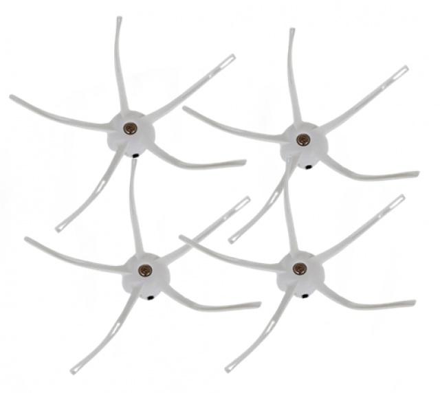 Kartáčky pro ROBOROCK Q5 Pro, Q7 Max, Q8 Max, S5, S6 Max, S7 Max, bílé 5R, 4ks