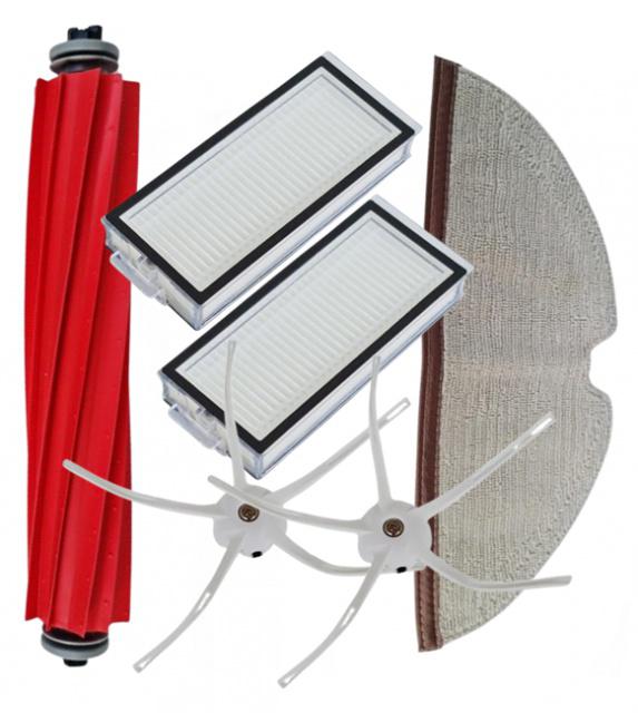 7ks HEPA filtry, kartáče a mop pro ROBOROCK Q7 Max, Q7 Max Plus, sada