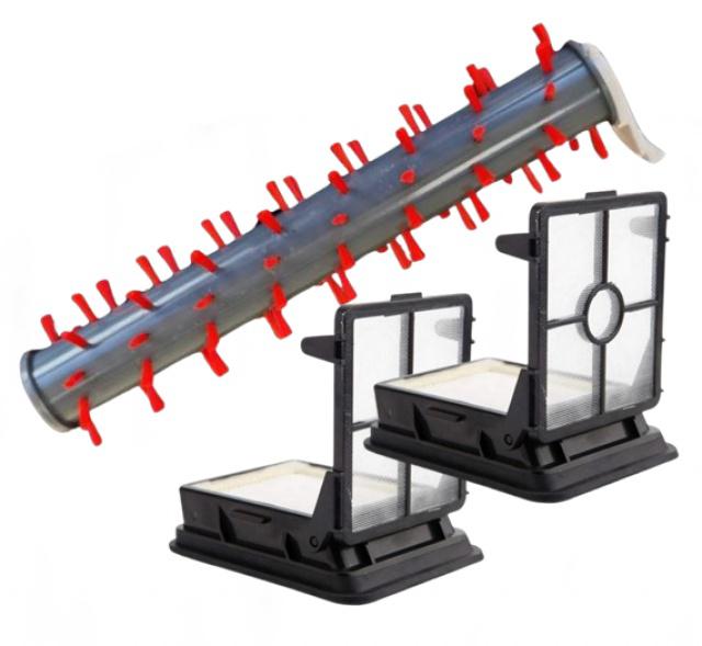 Fotografie Kartáč na koberce pro BISSELL Crosswave Hydrosteam a HEPA filtry, 1+2ks