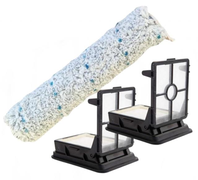 Fotografie Kartáč multifunkční pro BISSELL Crosswave Hydrosteam a HEPA filtry, 1+2ks