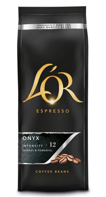 Fotografie L'or Espresso Onyx UTZ zrnková káva 500 g