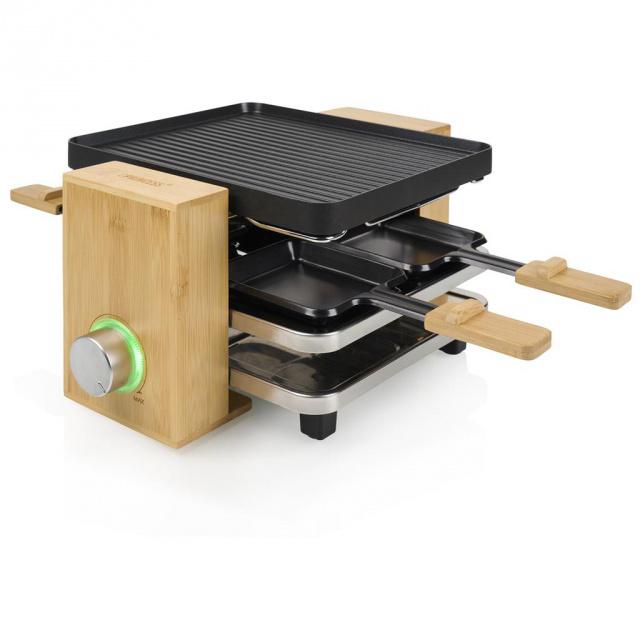 Fotografie Raclette gril Princess 16 2950 Pure 4 Bamboo 800 W