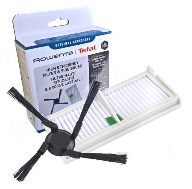 HEPA filtr a boční kartáček ROWENTA ZR294002 pro X-Plorer S220, S220 +, S240 AI, S240 AI +