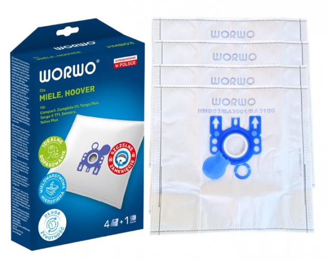 Sáčky do vysavače MIELE - Automatic TT 5000 4ks mikrovlákno Worwo