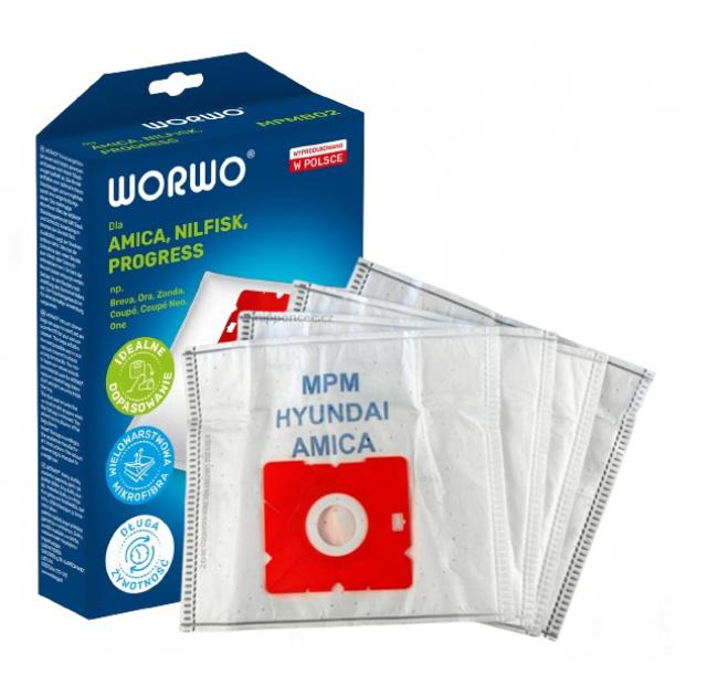 Sáčky do vysavače TESCO - VC 010 4ks mikrovlákno Worwo