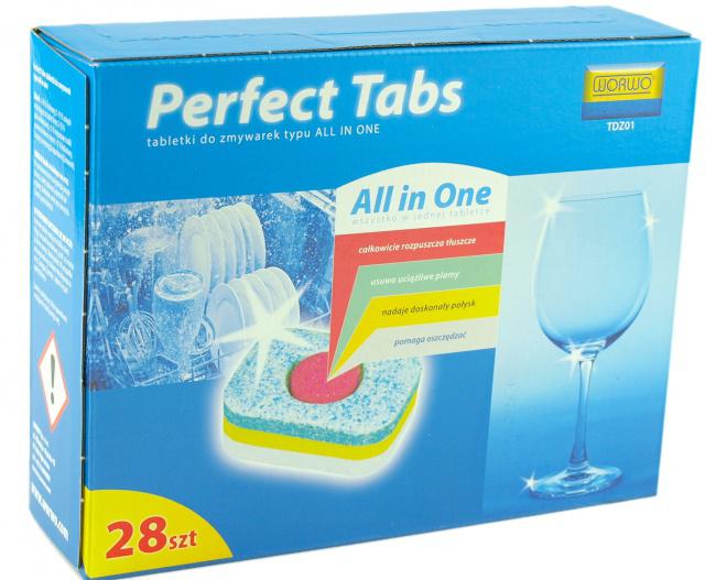 Tablety do myčky nádobí 4v1 28 ks Worwo TDZ01 Worwo