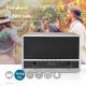 FM rdio s Bluetooth 5.0 Nedis RDFM5200BN ovldac tlatka - pepnn mezi reimem rdia, rozhran Bluetooth nebo vstupu AUX.