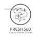 Filtr Electrolux FRESH360 - EFDFRH6 na zachycen nepjemnch pach je uren pro istiky vzduchu Electrolux PA91-604GY a PA91-604DG.