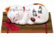 Japonsk drk na jdeln hlky Maneki Neko 2 5x2,5 cm s podlokou