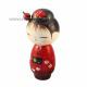 Japonsk panenka Kokeshi Hanadayori - prvn poup, 14,5 cm.