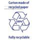 Vechny kartony sk Swirl  jsou vyrobeny z recyklovatelnho papru.