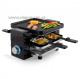 Raclette gril Princess 16 2915 Piano Black 4, 700 W