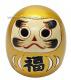 Japonsk panenka Kokeshi Daruma Gold, 6 cm