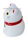Japonsk koka tst Maneki Neko, bl, 5,5 cm 