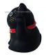 Japonsk koka tst Maneki Neko ern, 5,5cm 