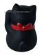 Japonsk koka tst Maneki Neko ern, 5,5cm 