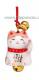 Japonsk koka Maneki Neko pvsek na mobil se zvonky, bl/rov