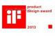 oceněno Product Design Award 2013