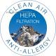HEPA úroven filtrace