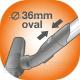 Ovln trubky, prmr 36 mm