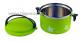 Hermetick Thermo Lunch Box dvoupl᚝ov 1 litr Eldom TM 100 Green