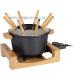 Fondue set Princess 17 3025 Pure Black, 8 osob