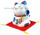 Maneki Neko Hitomaneki - japonsk koka tst 6 cm