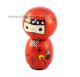 Panenka Kokeshi Ninja 12 cm, erven