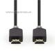 Kabel HDMI-HDMI 2m, 8K /60Hz/4K/120Hz, zlacen konektor