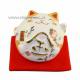 Japonská kočka štěstí Maneki Neko Lucky Cat pokladnička 6 cm