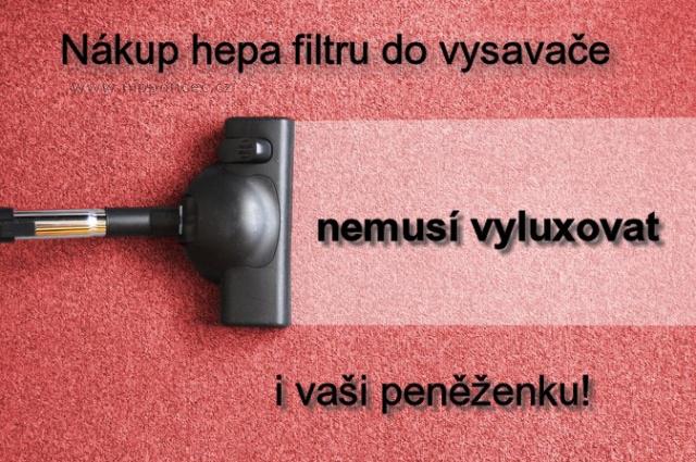 hepa filtr do vysavae - výhodné sady a XXL balení sák do vysava