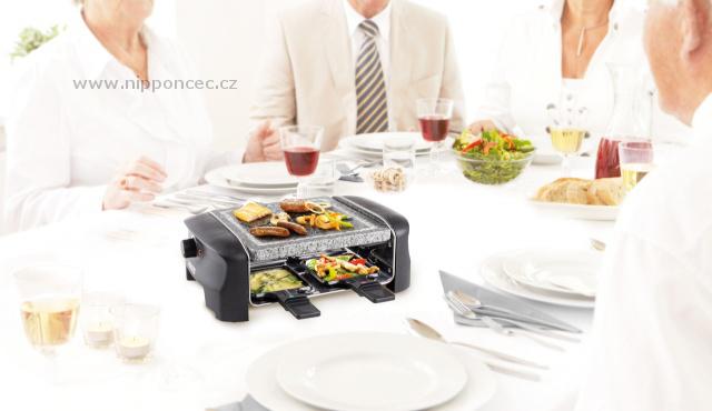 raclette gril Princess pro tyi osoby s peicím kamenem 16 2810