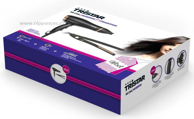 Dárkový set pro ženy - fén a žehlička vlasů Tristar