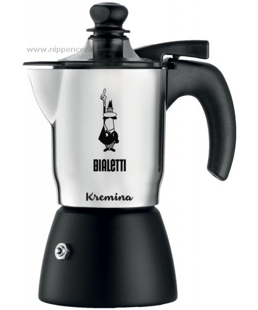 Moka konvice Bialetti Kremina 3 šálky (150ml) s pěničem kávy či mléka Moka konvice Bialetti Kremina 3 šálky (150ml) s pěničem kávy či mléka