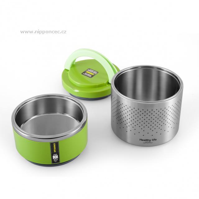 Hermetický Lunch Box 1,6 litru se sklopnou rukojetí Eldom TM 160 Green Hermetický Lunch Box 1,6 litru se sklopnou rukojetí Eldom TM 160 Green
