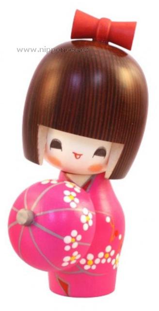 Panenka Kokeshi Haruurara 13,8 cm, rov