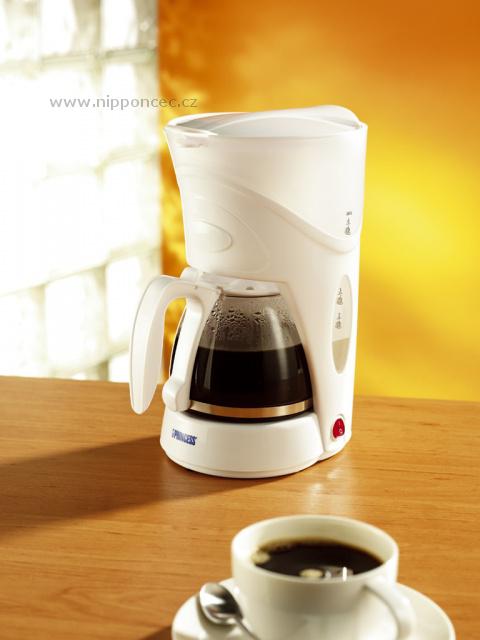Kávovar Princess - s nízkým příkonem 550W, vhodný i na kempování
